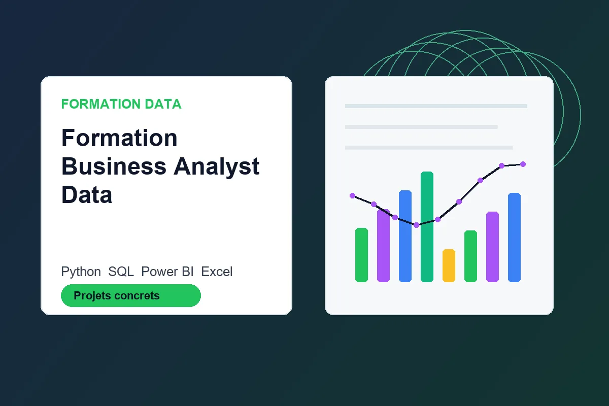 Formation Business Analyst Data pour reporting et analyse métier