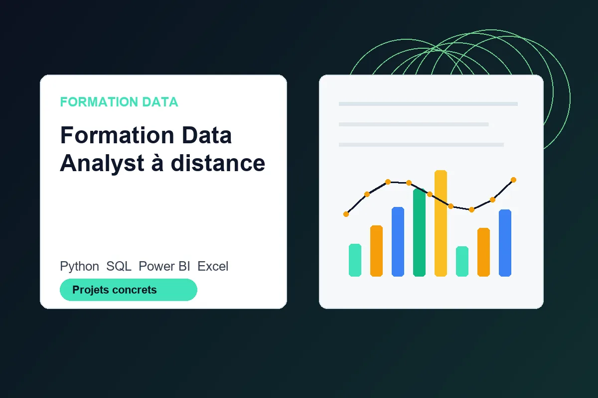 Formation Data Analyst à distance avec portfolio Formation Data Analyst à distance avec portfolio