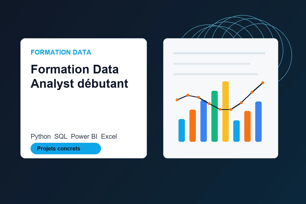 Formation Data Analyst débutant sans profil technique