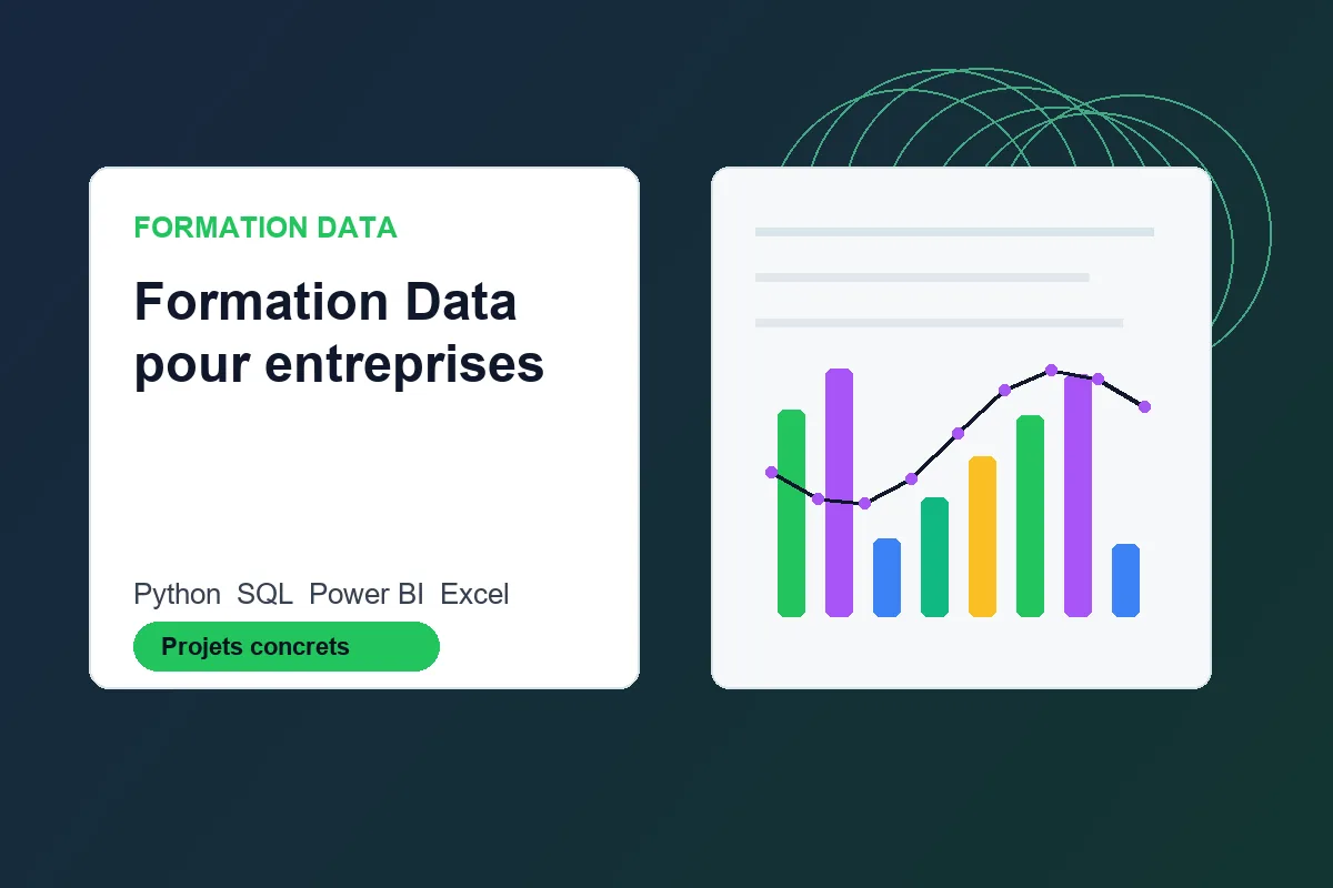 Formation Data en entreprise pour équipes