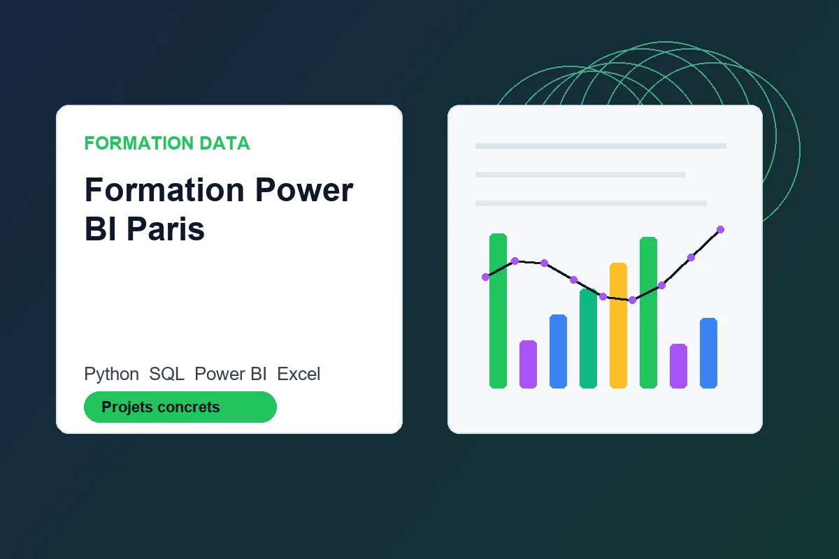 Formation Power BI à Paris pour dashboards et reporting